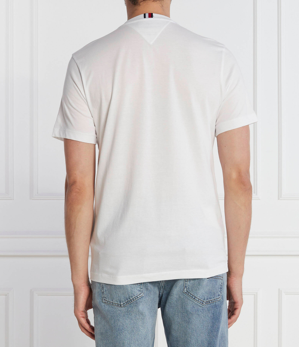 Футболка CENTER CHEST STRIPE TEE Tommy Hilfiger - белый(MW0MW32618)