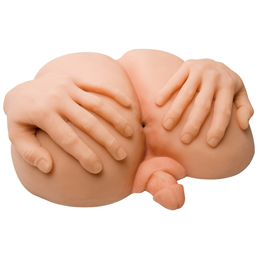 Мастурбатор полноразмерная мужская попа и фаллос Lucas Entertainment After Hours Junior Stellano's CyberSkin Jackhammer Ass (Цвет: телесный)