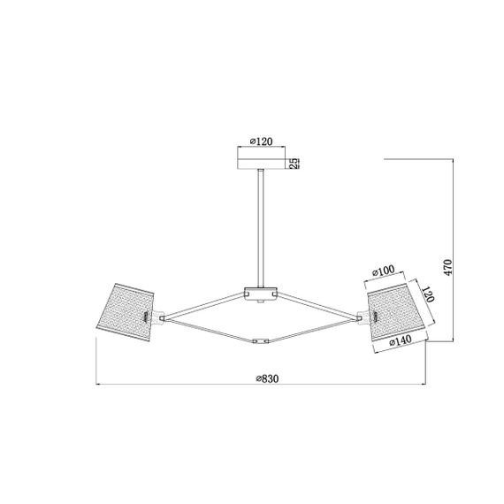 Потолочная люстра Freya Gino FR5108PL-08CH