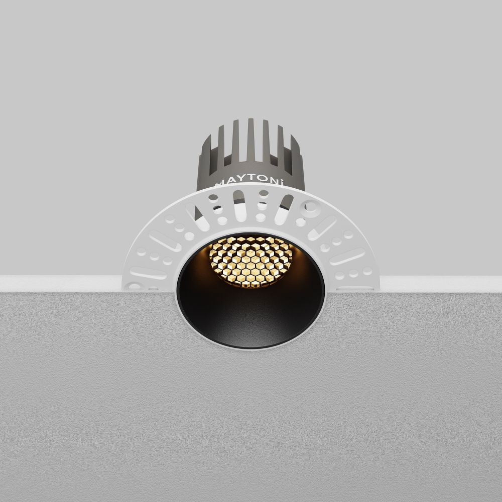 Светильник встраиваемый светодиодный Maytoni   DL124-10W-2.7K-TRS-B