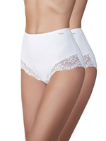 Набор из 2 высоких трусиков-слип Esencial (Размер: L) (Цвет: черный)