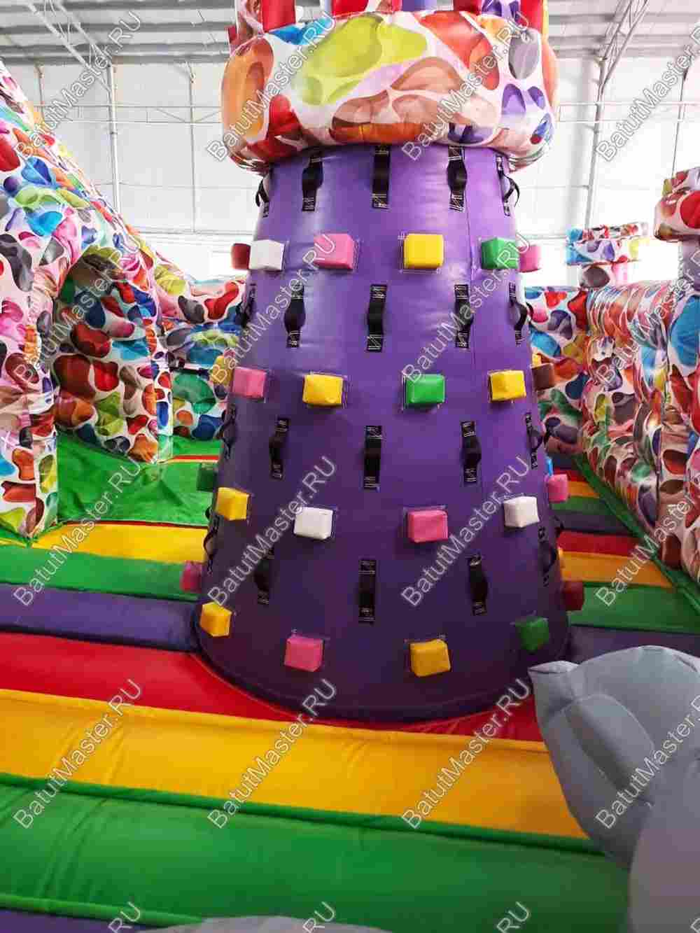 Коммерческий надувной батут Средневековое приключение 2