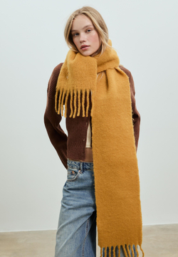 STRADIVARIUS Базовый шарф, золотой