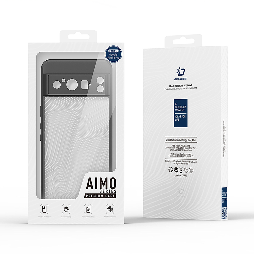Тонкий чехол с мягкими рамками от Dux Ducis для смартфона Google Pixel 8 Pro, серия Aimo Series Case