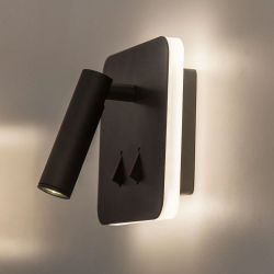 Citilux Декарт CL704421 LED Бра с выключателем Чёрное