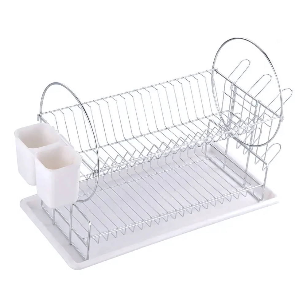 Сушилка для посуды двухуровневая настольная DR-1, размер:50*23*36см
