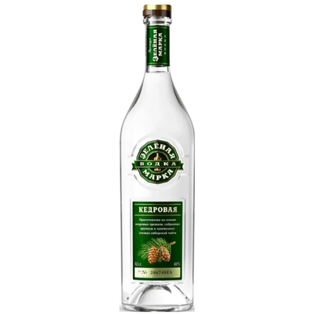 Водка Зеленая Марка Кедровая 0.5 л