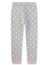 Трикотажные брюки Sanetta с сердечками