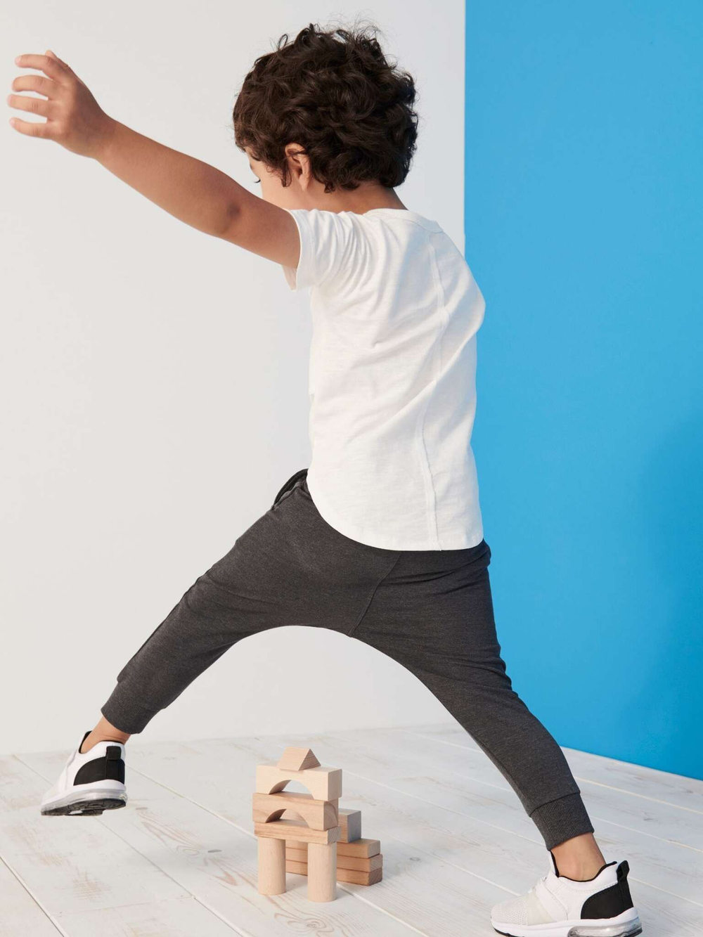 Джоггеры для мальчика Next 151-146, 3 шт., Серый