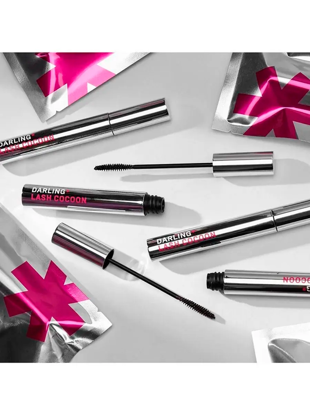 DARLING*, Термостойкая тушь Lash Cocoon, коричневая 02