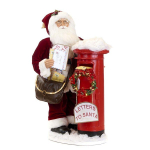 Дед Мороз с ящиком для новогодней почты