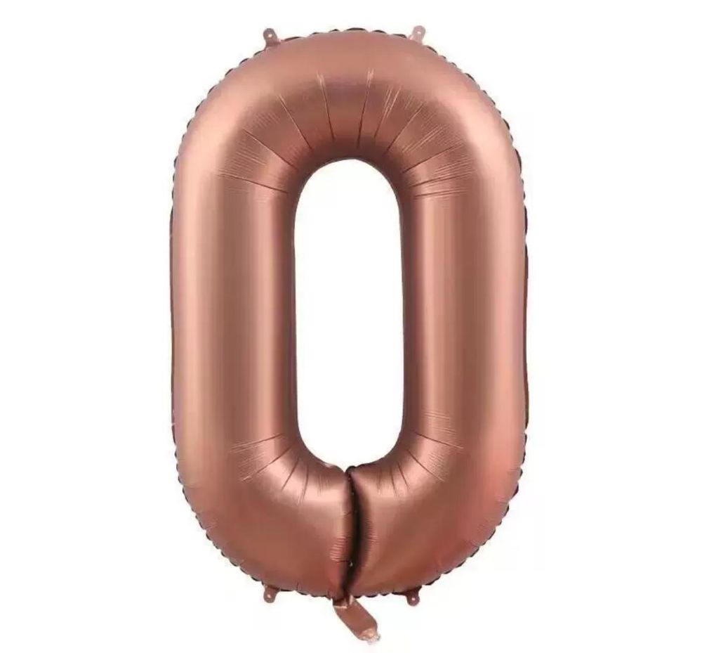 Цифра 0 Шоколад 40&quot;/102 см