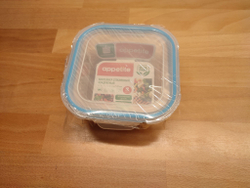 Контейнер д/продуктов квадратный Appetite 520мл стекло, крышка пластик