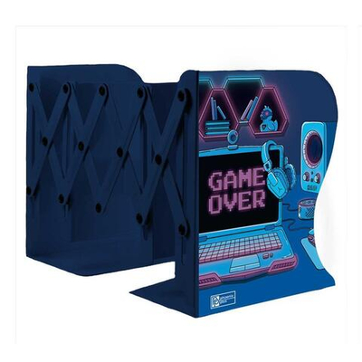 Подставка для книг и учебн. "Скейт" черн.металл (Феникс+)