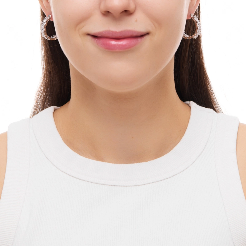 Серьги Капли в Объятии