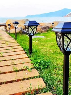 Фонарики для сада на солнечных батареях