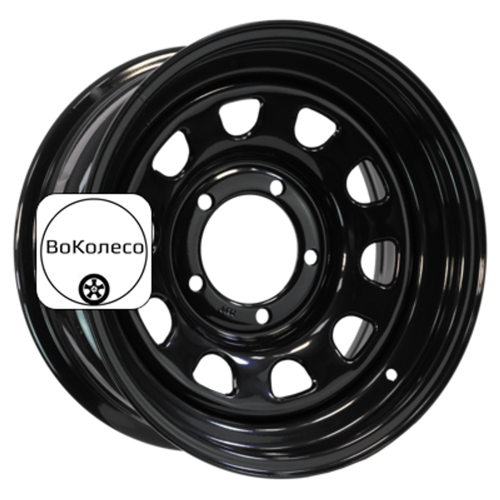 7x16/5x139,7 ET-3 D110 УАЗ Round Gloss Black (LTM) ZEPP 4x4