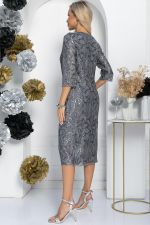 Платье Объятие ночи (серое) П11563 LT Collection