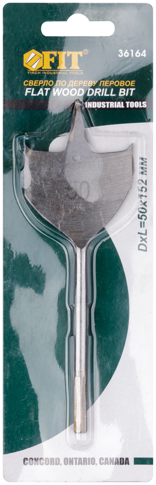 FIT Сверло по дереву перовое 50 x 152 мм 36164