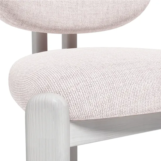 Стул Galloti, бук белый, рогожка wellton 000