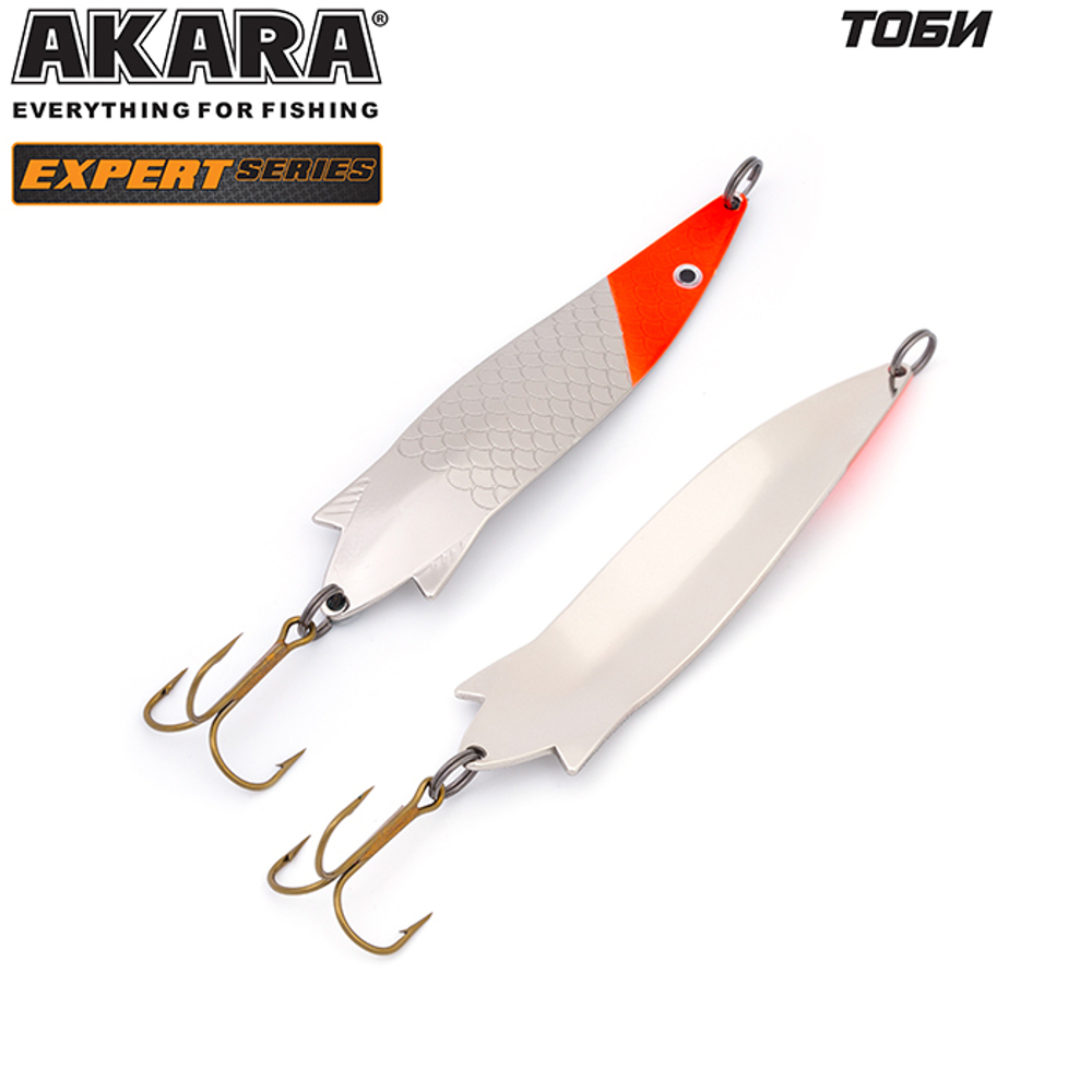 Блесна колебалка Akara Expert Тоби 95 мм 18 гр. 3/SIL