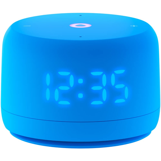 Умная колонка Яндекс Станция Лайт 2 голубой (с часами)