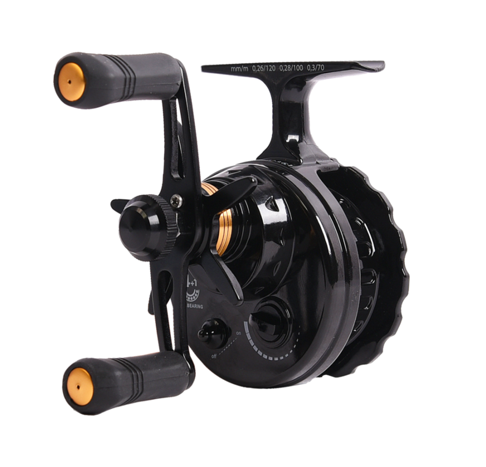 Катушка инерционная (зимняя) Black Side ICE ZEAL BLACK (4+1 подш.)