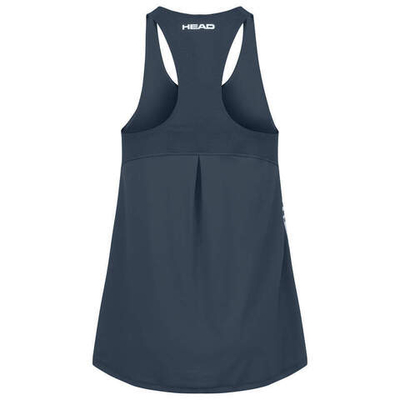 Футболка для девочки теннисная Head Agility Tank Top - navy/print perf