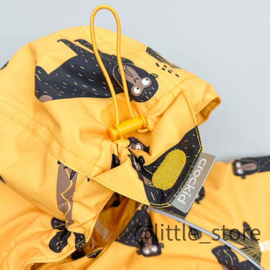 Комбинезон демисезонный "Обезьянки" светлая горчица