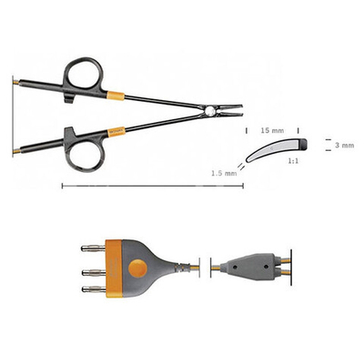 Зажим биполярный лигирующий BOWA TissueSeal PLUS COMFORT длина 160 мм, кабель 4,5 м