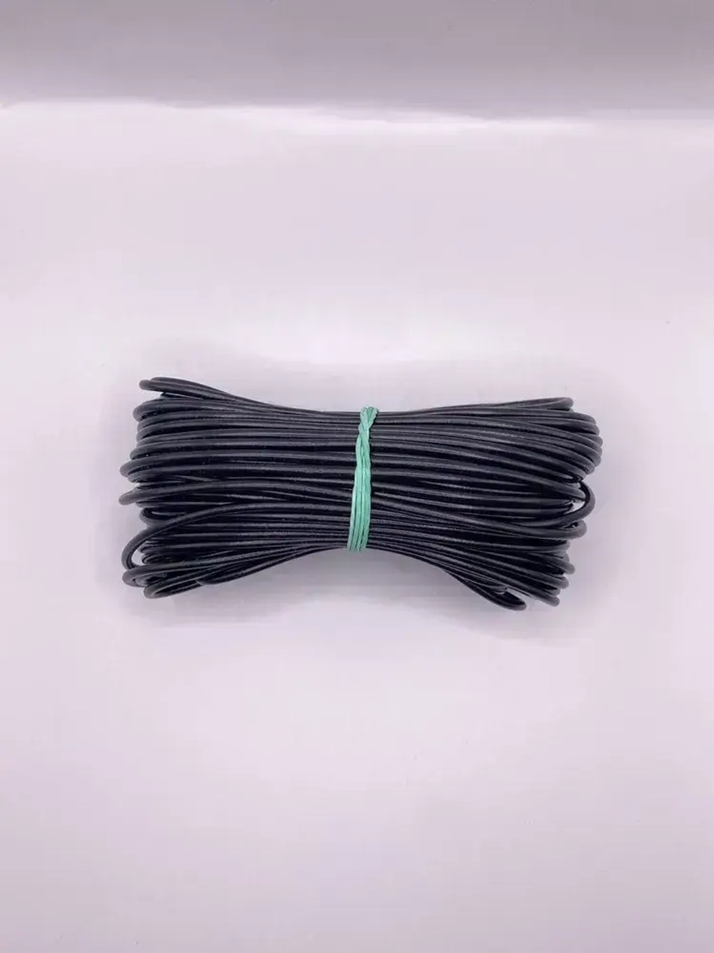 Провод автомобильный для проводки, ПГВА / ПВАМ 1,5 мм, черный цвет 20 метров монтажный