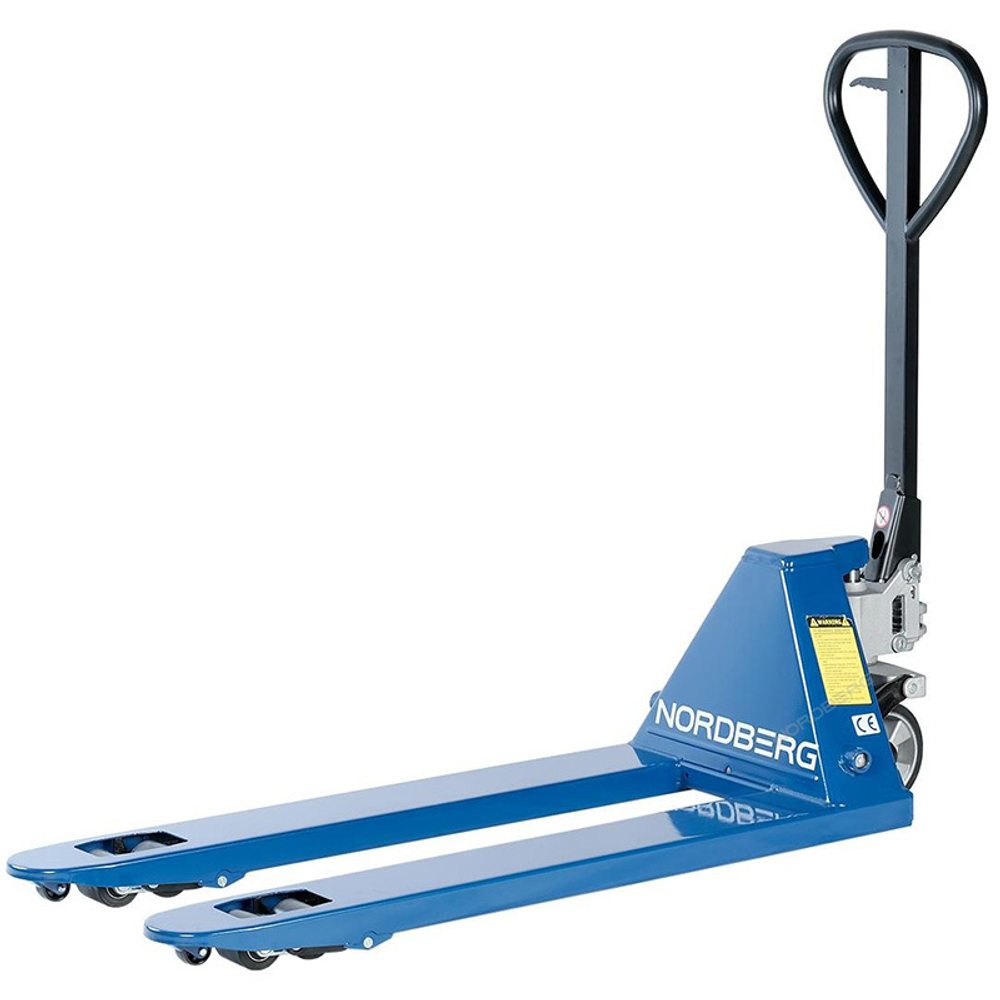 NORDBERG (N3902-30R) Тележка (рохля) складская гидравлическая 3 т, с резиновыми колесами