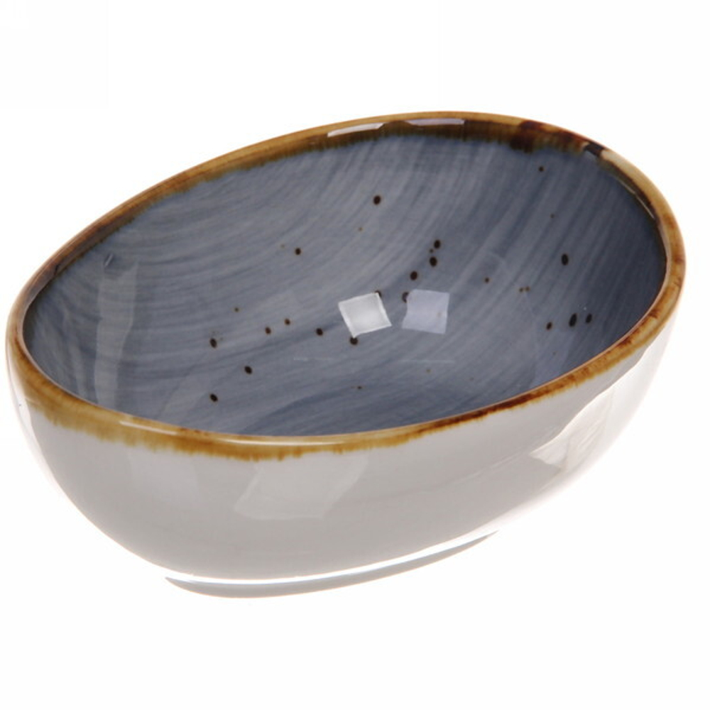 Салатник керамический «Corsica blue» 10*7,5*4см