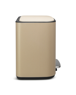 Мусорный бак Bo Pedal Bin 36л Brabantia Минерально-золотой