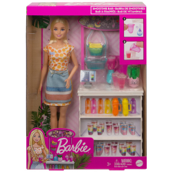 Barbie - Набор Барби Смузи Кукла + Аксессуары GRN75