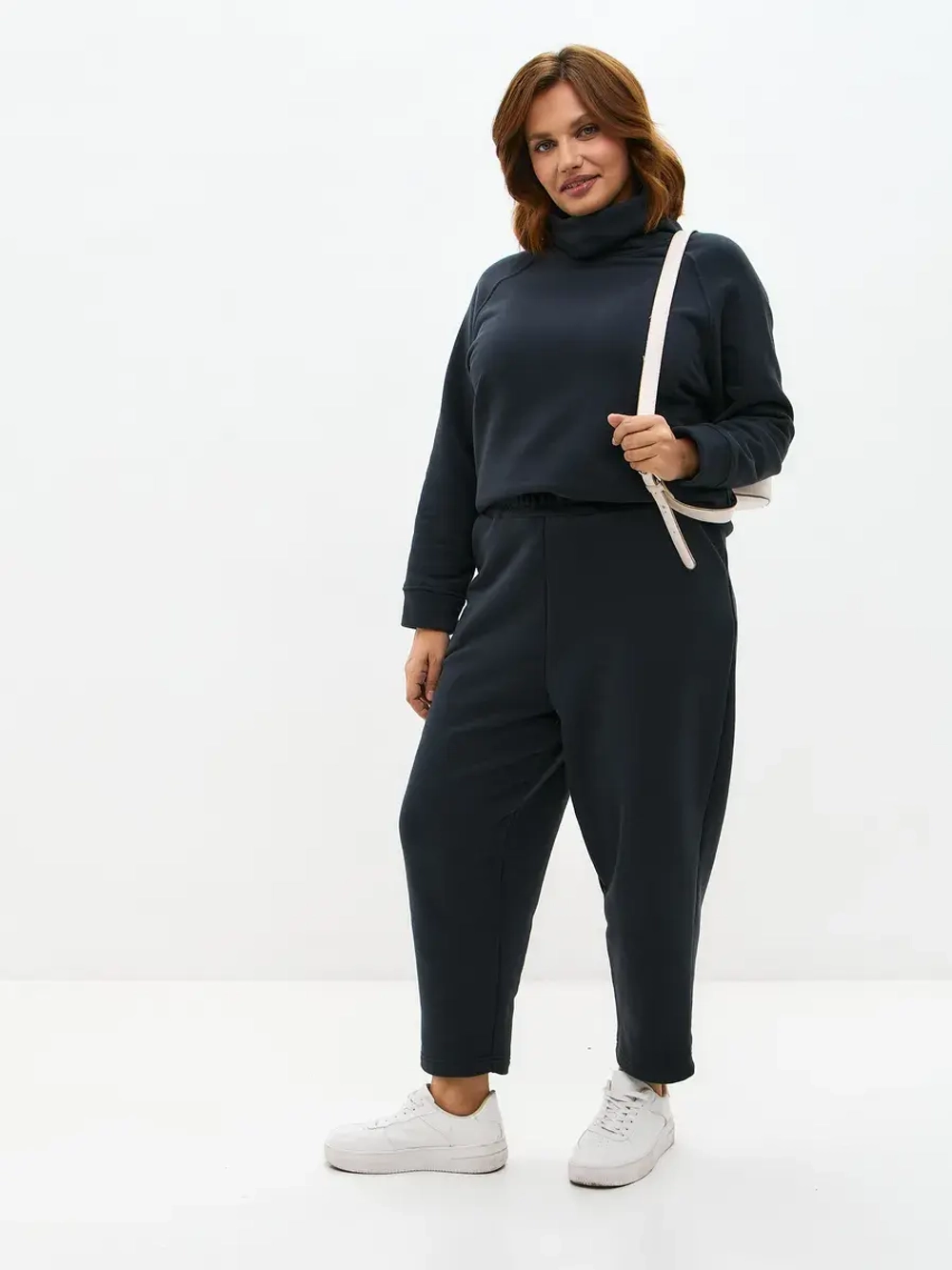 Брюки утепленные бананы с микроначесом