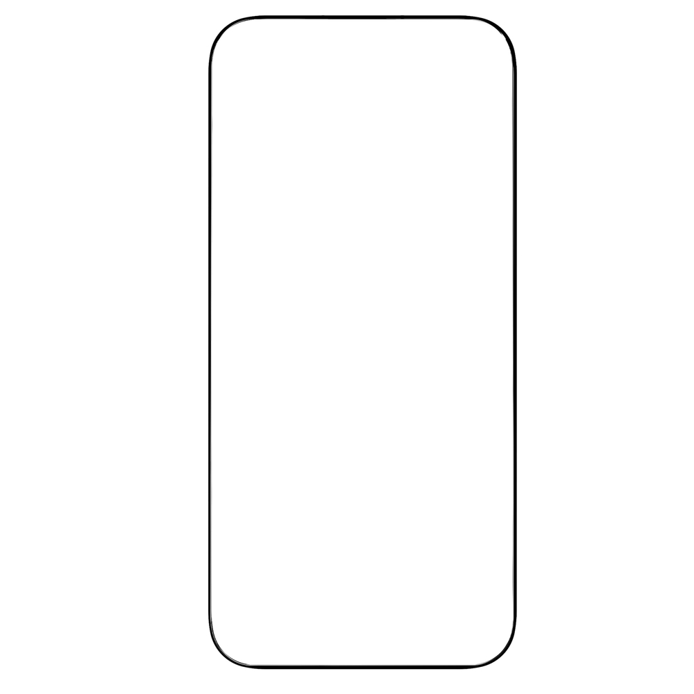 Защитное стекло для iPhone 17 Air, тонкие черные рамками и олеофобное покрытие, G-Rhino