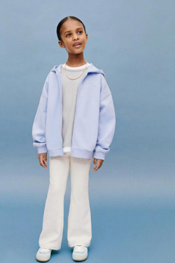 ZARA ЛЕГИНСЫ FLARE ИЗ ИНТЕРЛОКА С ЭТИКЕТКОЙ, ПЕСОЧНЫЙ МЕЛАНЖ