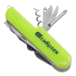 Нож многофункциональный, компактный размер, 15 функций, 90 мм Сибртех