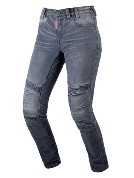 Мотоджинсы Starks SNAKE LADY EVO , жен., Regular fit, Cordura Denim стрейч, Чёрный,Enzim wash (28)