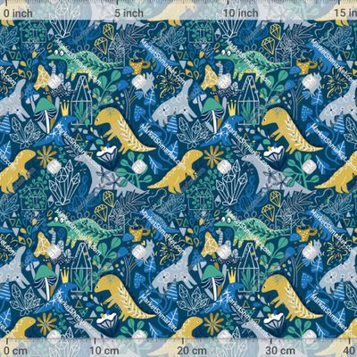 Динозавры и цветы  by kostolom3000 556 DPI