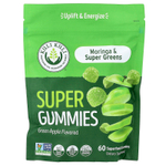 Kuli Kuli, Супер жевательные мармеладки, моринга и суперзелень, зеленое яблоко, 60 жевательных мармеладок