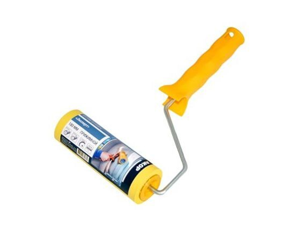 Валик для прикатки обоев 80 мм резиновый, бюгель D6 мм, АКОР