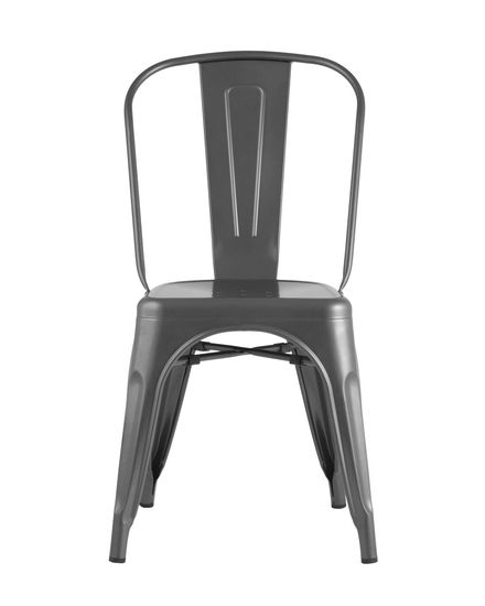 Стул TOLIX серебристый матовый