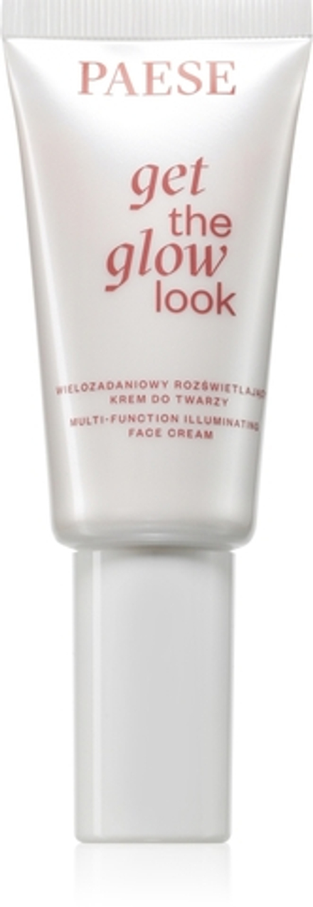 Paese Get The Glow Look Illuminating Face Cream - Многофункциональный тонирующий крем с осветляющим эффектом, 30 ml