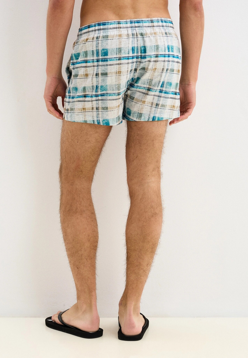 Мужские пляжные шорты петролевый