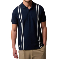 Мужское теннисное поло Roland Garros Heritage Polo Shirt - navy blue
