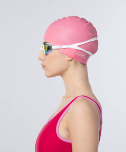 Шапочка для плавания Nuance Pink, силикон