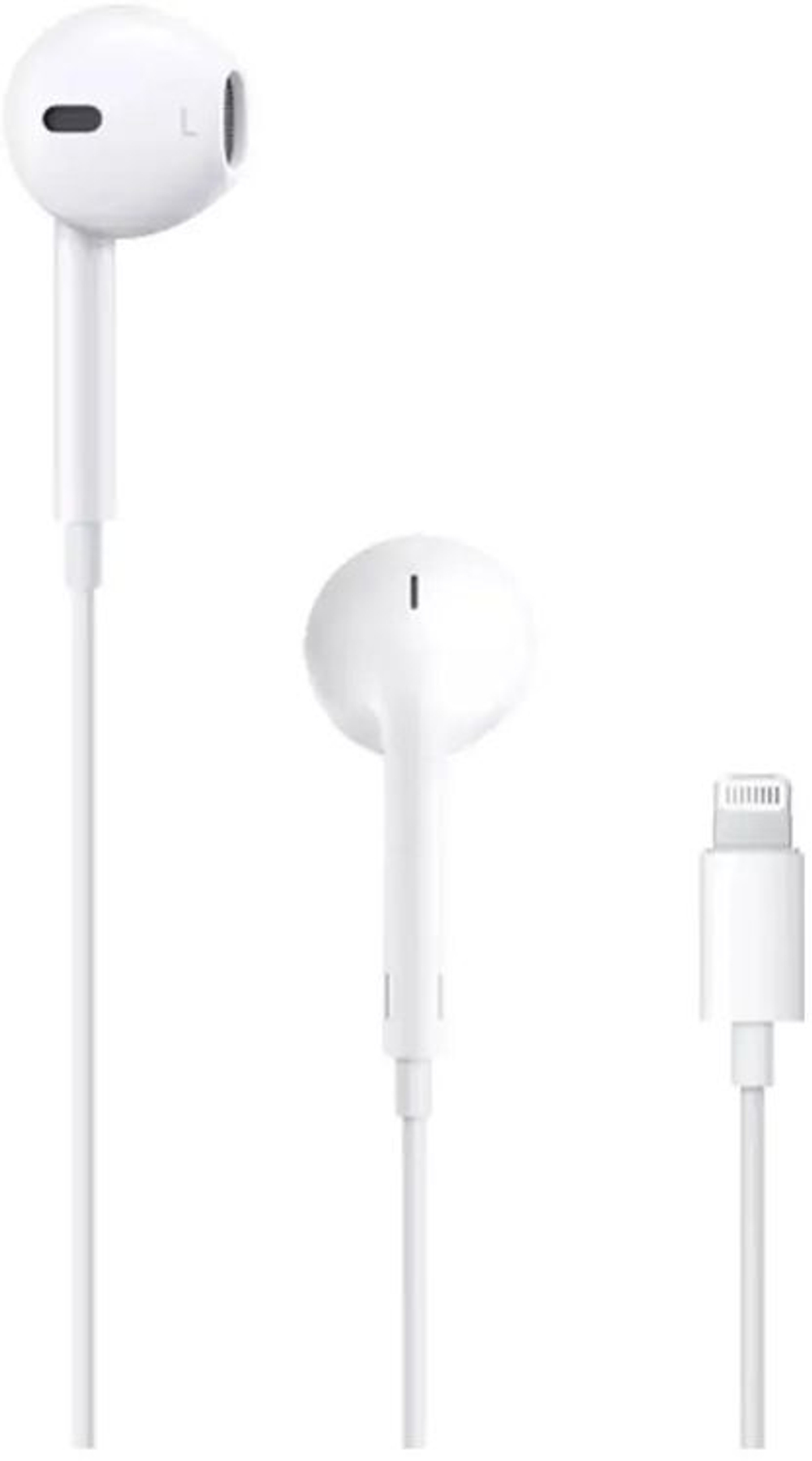 Наушники Apple EarPods A1748, Lightning, вкладыши, белый [mwty3zm/a]
