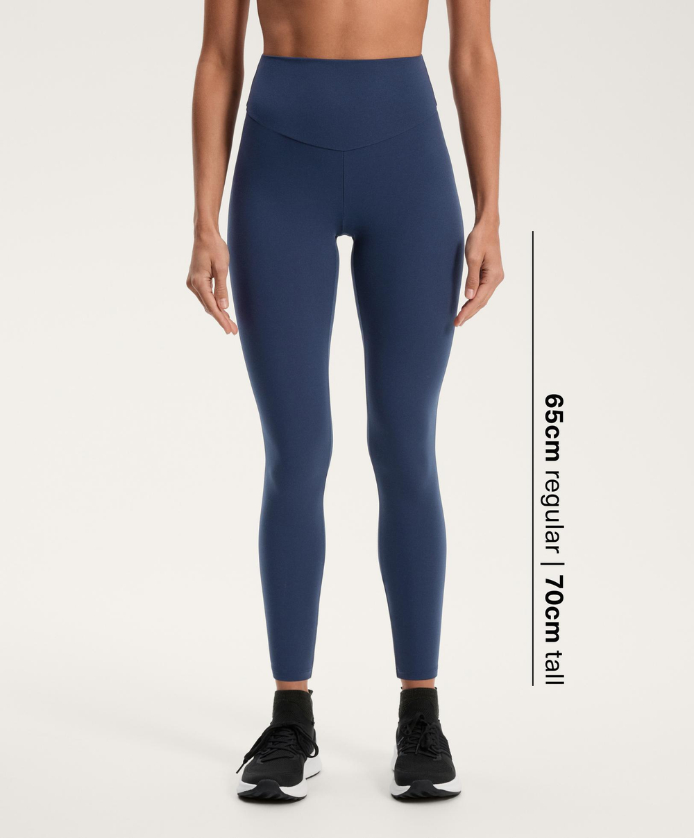 OYSHO Легинсы длиной до щиколотки Comfortlux с высокой посадкой, темно-синий